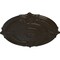 Ekena Millwork Attica Ceiling Medallion (Fits Canopies up to 3 3/4"), Hnd-Painted Stone Hearth, 39 1/2"OD x 2 1/2"P CM39ATSHF - alternate 3